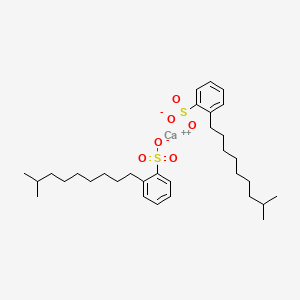 molecular formula C32H50CaO6S2 B13765422 Calcium isodecylbenzenesulfonate CAS No. 67890-05-5