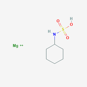molecular formula C6H13MgNO3S+2 B13765432 Cyclamate magnesium dihydrate CAS No. 7757-85-9