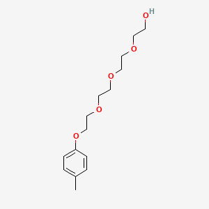 molecular formula C15H24O5 B13765454 Ethanol, 2-(2-(2-(2-(methylphenoxy)ethoxy)ethoxy)ethoxy)- CAS No. 53743-11-6