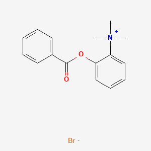 molecular formula C16H18BrNO2 B13765595 2-Benzoyloxyphenyltrimethylammonium bromide CAS No. 64048-37-9