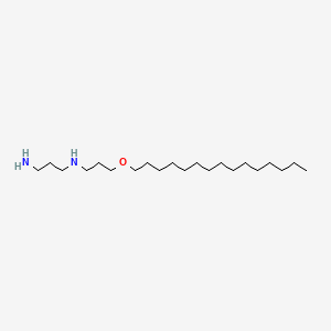 molecular formula C21H46N2O B13765597 1,3-Propanediamine, N-[3-(pentadecyloxy)propyl]- CAS No. 68123-11-5