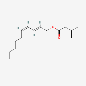molecular formula C15H26O2 B13765611 (2E,4Z)-Deca-2,4-dienyl isovalerate CAS No. 56699-32-2