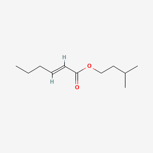 molecular formula C11H20O2 B13765635 3-Methylbutyl (E)-hex-2-enoate CAS No. 72928-34-8
