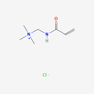 molecular formula C7H15ClN2O B13765732 Trimethyl-[(prop-2-enoylamino)methyl]azanium;chloride CAS No. 48052-66-0