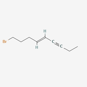 molecular formula C9H13Br B13765760 (E)-9-Bromonon-5-en-3-yne CAS No. 58763-65-8