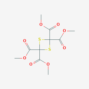 molecular formula C10H12O8S2 B13765828 Tetramethyl 1,3-dithietane-2,2,4,4-tetracarboxylate CAS No. 76342-95-5