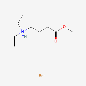 molecular formula C9H20BrNO2 B13765926 Methyl-gamma-diethylaminobutyrate hydrobromide CAS No. 63869-95-4
