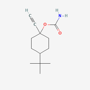 molecular formula C13H21NO2 B13766026 (4-tert-butyl-1-ethynylcyclohexyl) carbamate CAS No. 63884-85-5