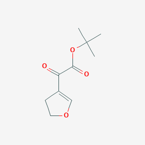 molecular formula C10H14O4 B1376604 Tert-butyl 2-(4,5-dihydrofuran-3-yl)-2-oxoacetate CAS No. 1432680-30-2