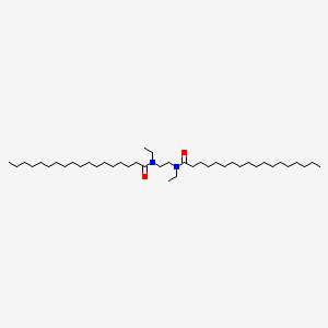 molecular formula C42H84N2O2 B13766047 Octadecanamide, N,N'-1,2-ethanediylbis[N-ethyl- CAS No. 61702-61-2