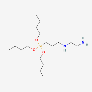 molecular formula C17H40N2O3Si B13766079 N-(3-(Tributoxysilyl)propyl)ethylenediamine CAS No. 51895-55-7