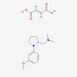 (-)-N,N-Dimethyl-1-(3-methoxyphenyl)-2-pyrrolidinemethanamine fumarate
