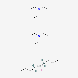 molecular formula C20H48F2N2Sn B13766126 Dibutylbis(triethylamine)difluorotin CAS No. 67924-24-7