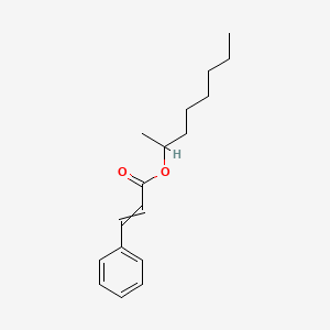 molecular formula C17H24O2 B13766218 Octan-2-yl 3-phenylprop-2-enoate CAS No. 622-01-5