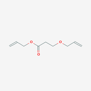molecular formula C9H14O3 B13766269 3-(Allyloxy)propionic acid, allyl ester CAS No. 5331-41-9