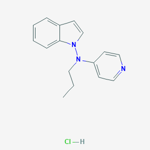 molecular formula C16H18ClN3 B137663 Besipirdine Hydrochloride CAS No. 130953-69-4