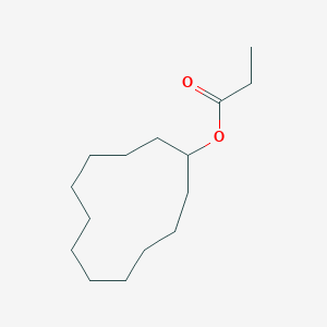 molecular formula C15H28O2 B13766350 Cyclododecylpropionate CAS No. 6221-94-9