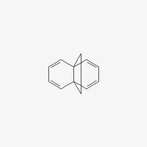 molecular formula C12H12 B13766356 Tricyclo(4.4.2.0(1,6))dodeca-2,4,7,9-tetraene CAS No. 5181-34-0