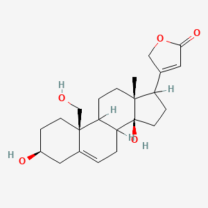 molecular formula C23H32O5 B13766360 Pachygenol CAS No. 546-03-2