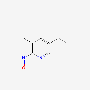 molecular formula C9H12N2O B13766385 Diethylnitrosopyridine CAS No. 69481-32-9