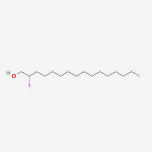 molecular formula C16H33IO B137664 2-Iodohexadecan-1-ol CAS No. 153657-85-3