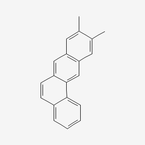 molecular formula C20H16 B13766405 Benz(a)anthracene, 9,10-dimethyl- CAS No. 58429-99-5