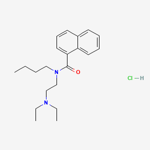 molecular formula C21H31ClN2O B13766419 Bunaftine hydrochloride CAS No. 58779-43-4