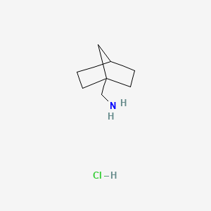 molecular formula C8H16ClN B1376642 Bicyclo[2.2.1]heptan-1-ylmethanamine hydrochloride CAS No. 69095-07-4