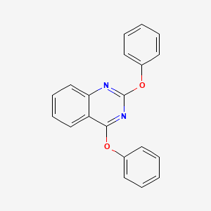molecular formula C20H14N2O2 B13766472 2,4-Diphenoxyquinazoline CAS No. 6640-62-6