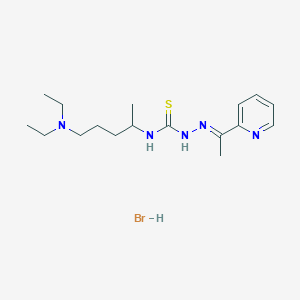 molecular formula C17H30BrN5S B13766631 Hydrazinecarbothioamide, dihydrobromide CAS No. 70618-70-1