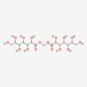 molecular formula C14H26CoO16 B13766645 cobalt(2+);2,3,4,5,6,7-hexahydroxyheptanoate CAS No. 68475-45-6