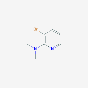 molecular formula C7H9BrN2 B1376670 3-bromo-N,N-dimethylpyridin-2-amine CAS No. 1060801-39-9