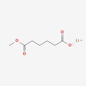 molecular formula C7H11LiO4 B13766831 Lithium methyl adipate CAS No. 64601-11-2