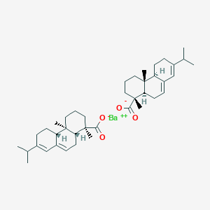 molecular formula C40H58BaO4 B13766908 Barium abietate CAS No. 66104-41-4