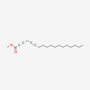molecular formula C19H30O2 B13766986 Methyl 2,5-octadecadiynoate CAS No. 57156-91-9