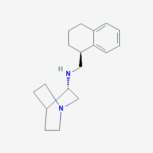 (3S)-N-[[(1S)-1,2,3,4-Tetrahydro-1-naphthalenyl]methyl]-1-azabicyclo[2.2.2]octan-3-amine