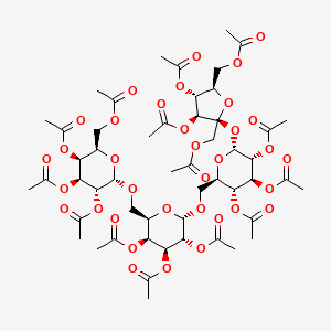 molecular formula C52H70O35 B13767067 Stachyose tetradecaacetate 
