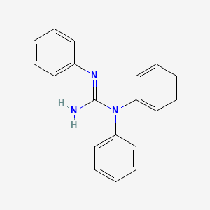 molecular formula C19H17N3 B13767072 Triphenyl guanidine CAS No. 603-53-2