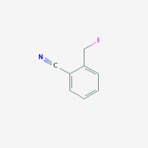 molecular formula C8H6IN B1376709 2-(Iodomethyl)benzonitrile CAS No. 871892-23-8