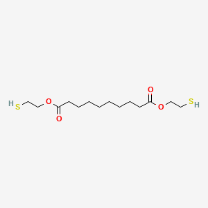 molecular formula C14H26O4S2 B13767160 Decanedioic acid, bis(2-mercaptoethyl) ester CAS No. 60642-69-5