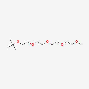 molecular formula C13H28O5 B13767167 15,15-Dimethyl-2,5,8,11,14-pentaoxahexadecane CAS No. 53627-29-5