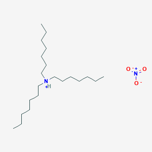 molecular formula C21H46N2O3 B13767253 Triheptylammonium nitrate CAS No. 5187-77-9