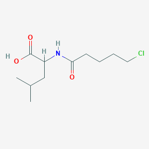 molecular formula C11H20ClNO3 B13767256 n-(5-Chloropentanoyl)leucine CAS No. 5464-41-5