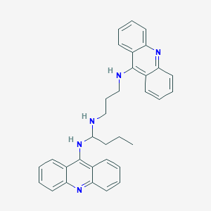 molecular formula C33H33N5 B13767292 Spermidine diacridine CAS No. 58478-34-5
