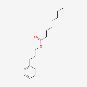molecular formula C17H26O2 B13767355 3-Phenylpropyl octanoate CAS No. 68141-25-3