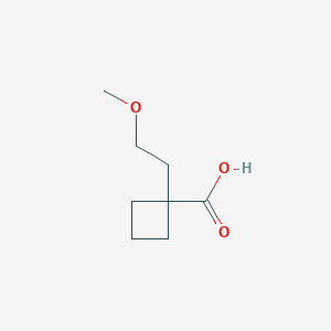 1-(2-Methoxyethyl)cyclobutane-1-carboxylic acid