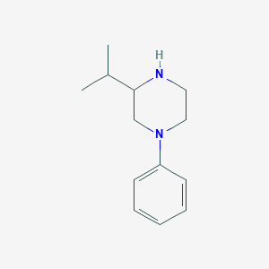 1-Phenyl-3-(propan-2-yl)piperazine