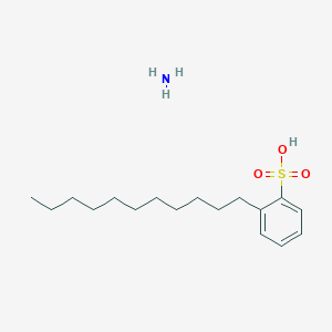 molecular formula C17H31NO3S B13767497 azanium 2-undecylbenzenesulfonate CAS No. 61931-75-7