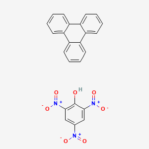 molecular formula C24H15N3O7 B13767498 2,4,6-Trinitrophenol;triphenylene CAS No. 72454-49-0