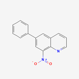 molecular formula C15H10N2O2 B13767509 8-Nitro-6-phenylquinoline CAS No. 68527-70-8